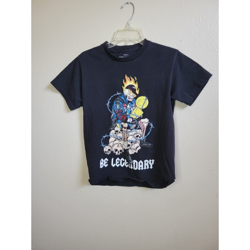 Supply & Demand Streetwear on Demand GOAT BE LEGENDARY‎ BLACK T-Shirt Sz S